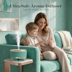 500ML Large Capacity Essential Oil Diffuser, Ultrasonic Aromatherapy Diffuser - Image 4