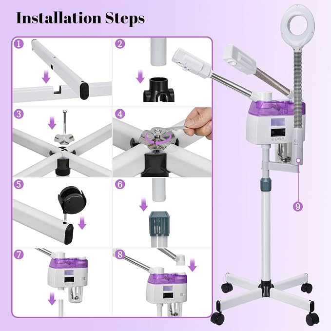 3 in 1 Facial Steamer, Professional Facial Steamer - Image 7