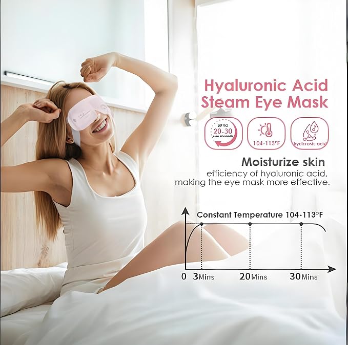 Ditoi Steam Eye Mask, Heated Eye Mask - Image 6