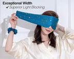 Fleur&Yang Silk Sleep Mask, Adjustable Blackout Sleeping Mask - Image 3
