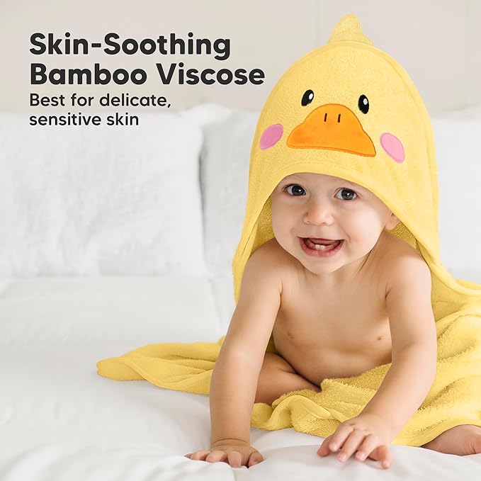 KeaBabies Hooded Baby Towel for Newborn - Image 3