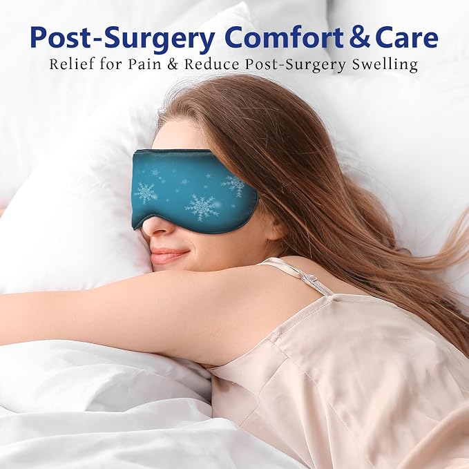 Cooling Eye Mask for Sleeping Migraine Headache Relief Mask Gel Cold Compress - Image 4