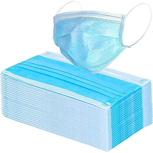 Wecolor 100 Disposable Face Masks by Buynow