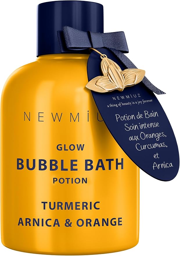 Nutritious Bubble Bath Long Lasting Foam Turmeric Orange Arnica Essential Oil by NewMiuz