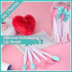 Patelai 24 Pcs Lip Scrub Brush Silicone Lip Scrubber Exfoliator - Image 7