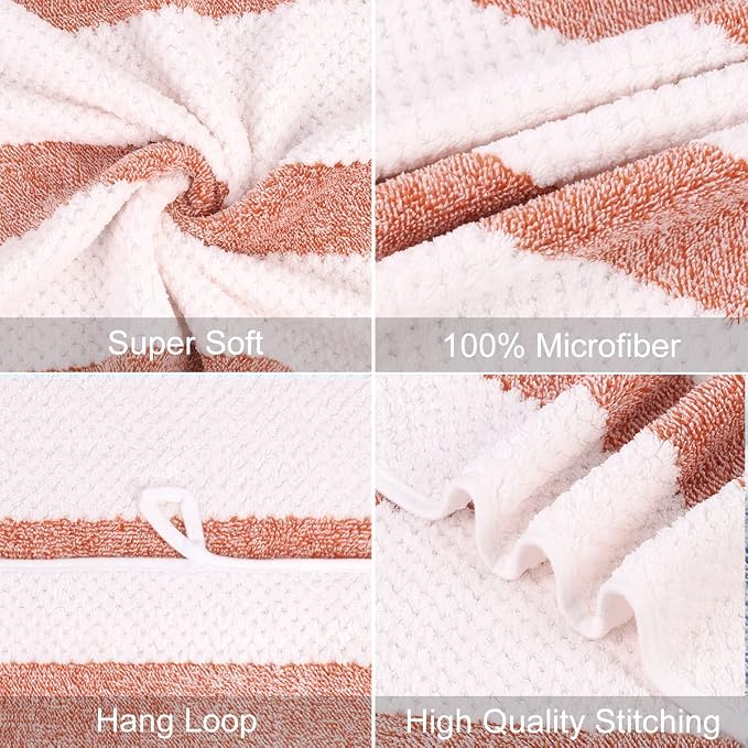 JML Microfiber Bath Towels, Bath Towel 2 Pack, Super Absorbent and Fast Drying - Image 2