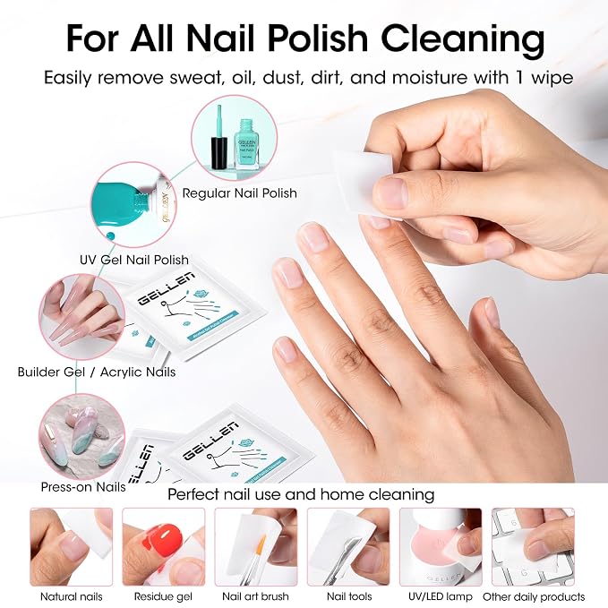 Gellen Nail Care Kit Manicure Tools Kit: Nail Strengthener and 2Pcs Nail File & - Image 9