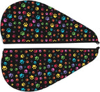 Colorful Paw Pattern Hair Towel Wrap Microfiber Fast Drying Hair Turban - Image 2