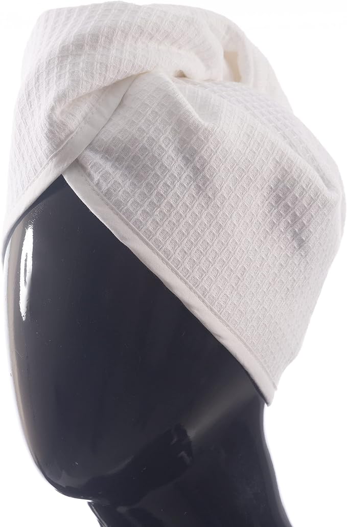 100% Turkish Cotton Hair Towel Wrap - Image 2