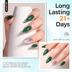 3 Pcs 18ml Gel Base Coat, Builder Gel & No Wipe Top Coat Set - Image 5
