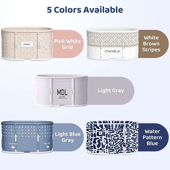 Portable Bathtub, Foldable Bathtub No Installation, Freestanding Shower Bathtubs - Image 2