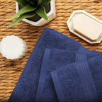 SUPERIOR Egyptian Cotton Pile 3 Piece Towel Set, Includes 1 Bath, 1 Hand - Image 8
