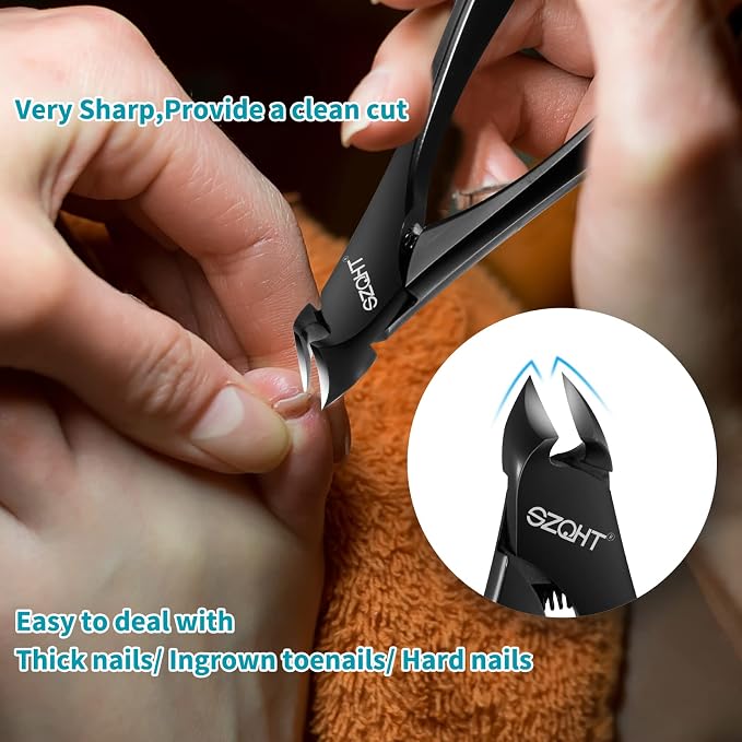 SZQHT Podiatrist Toenail Clippers Set, Professional Toe Nail Clippers - Image 6