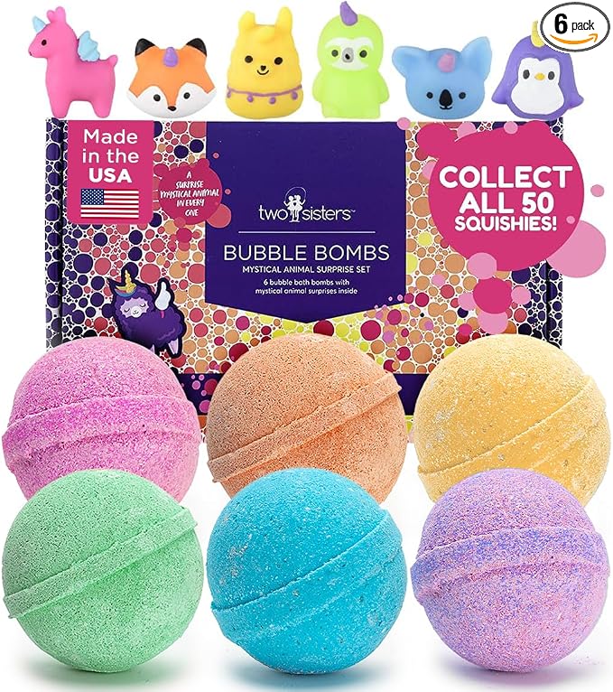 Mystical Bath Bombs for Girls and Boys by TwoSisters