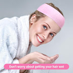 Waydress 140 Pieces Disposable Spa Facial Headbands - Image 7