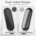 FREATECH Nano Glass & Stainless Steel Foot File 2-in-1 Foot Rasp - Image 3