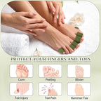 Blulu 24 Pieces Toe Tubes 0.98 Inches Cushion Tube Corn Pads - Image 5