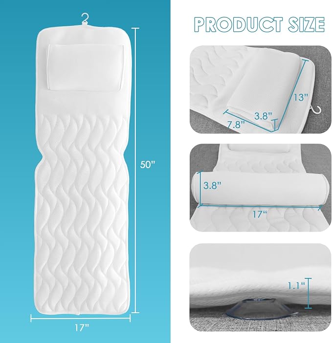 AEROiVi Full Body Bath Pillow - Image 5