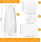 Tigeen Plus Size Towel Wrap for Women Spa Robe Set - Image 2