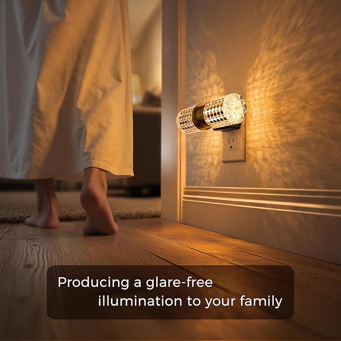 L LOHAS LED Night Light, Modern Night Lights Plug into Wall, Amber-3000K-5000K - Image 8