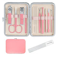 10 in 1 Manicure kit for Women Professional Pink Nail kit, Nail Care kit and by AndreaBeautyLife