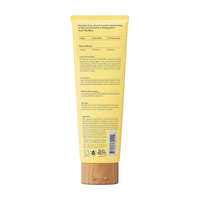 Sun Bum Revitalizing Deep Conditioning Hair Mask - Image 8