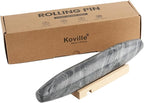 Koville African Natural Grey Marble French Rolling Pin, 12inch Non-Stick - Image 8