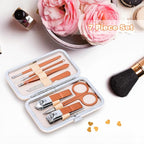 Manicure Set-Stainless Steel Nail Care Set-Professional 7 in 1 Ingrown Toenail - Image 3
