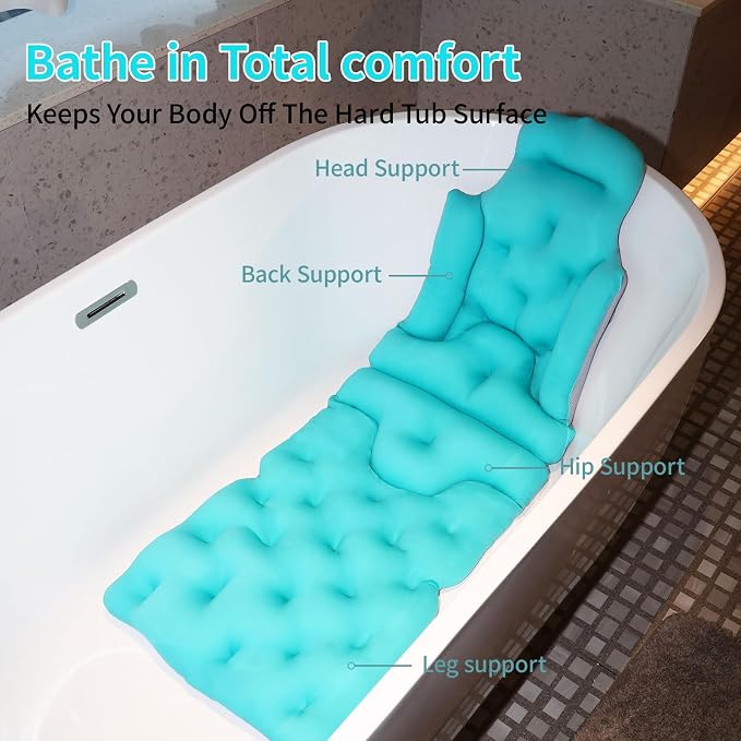 Full Body Bath Pillow, Neck & Back Support Pillow - Image 3