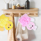 JIEYAO 2 Pcs Bath Mitt Washcloths Gloves, Cute Cartoon Exfoliating Glove Body - Image 5