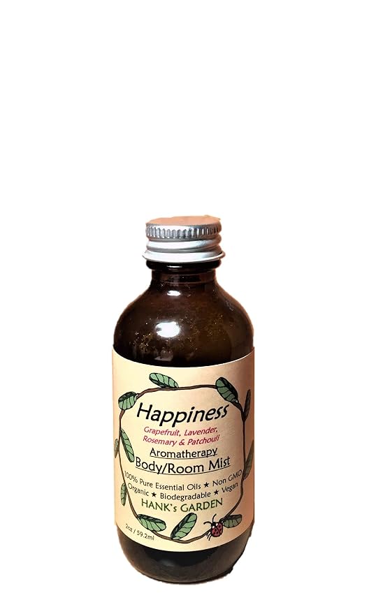 Hank's Garden HAPPINESS Aromatherapy Body Room Mist Spray by Hank%27s+Garden