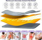 Heating Pad for Back, Upgraded Electric Heating Pad for Low Back Neck Shoulder - Image 2