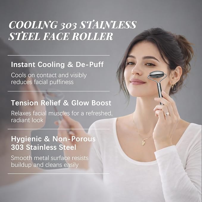 303 Stainless Steel Face Roller Set - Image 2