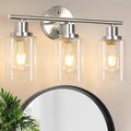 Unicozin 3 Light Vanity Lights, Brushed Nickel Wall Sconce Light by Unicozin