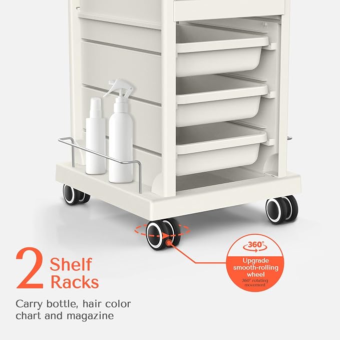TASALON Salon Trolley Cart for Salon Station - Image 4
