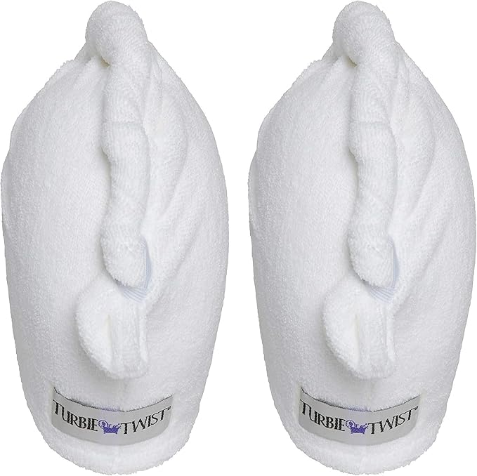 Turbie Twist 2-Pack Extra Long Microfiber Hair Towel - Image 8