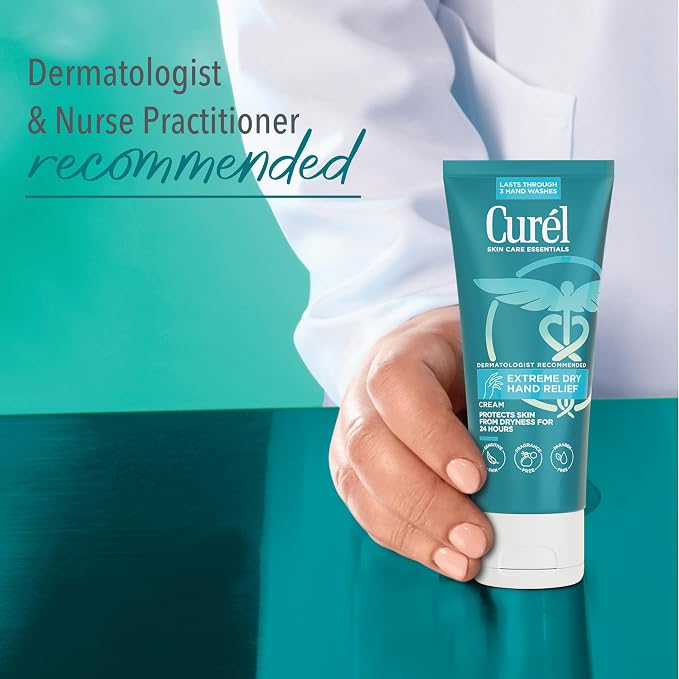 Curel Extreme Dry Hand Relief, Dermatologist Recommended, Long-Lasting Cream - Image 5