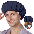 Years calm Men Shower Cap Reusable Waterproof, Dual-Layer Design, Double-Sided by Yearscalm