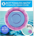 SlipX Solutions Bottomless Bath, Essential Overflow Drain Cover by SlipXSolutions