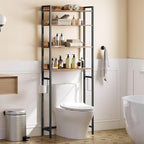 MAHANCRIS Over The Toilet Storage Rack, 4 Tier Bathroom Organizer Over Toilet - Image 7