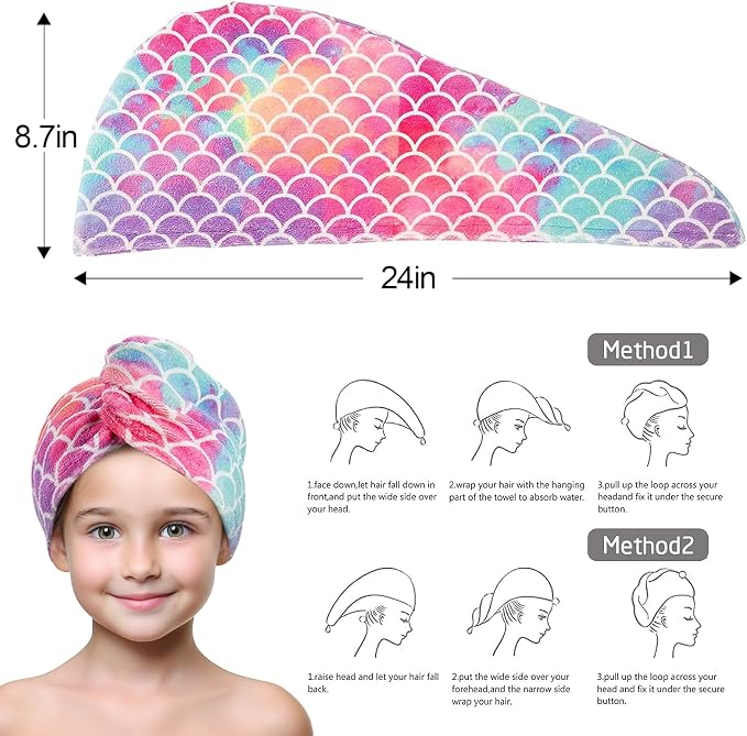 MADHOLLY Fast Drying Microfiber Hair Towel - Image 7
