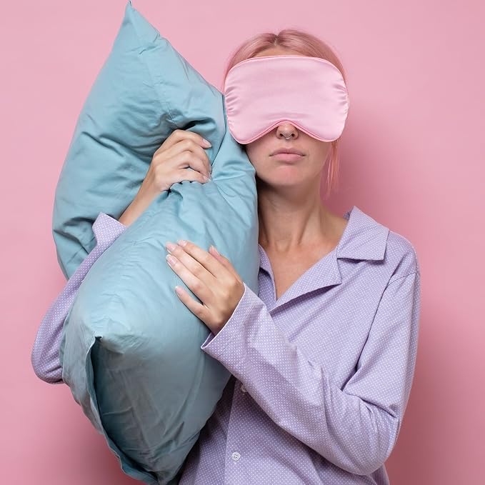 Silk Sleep Eye Mask 4 Pack Mulberry Silk Sleep Mask Eye Cover Blindfold - Image 7