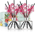 COCODOR Preserved Real Flower Reed Diffuser/Rose Perfume / 6.7oz / 2 Pack/Reed by COCODOR