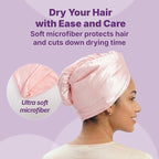 Goody Reversible Satin & Microfiber Turban, Day to Night Styling, Dual-Sided - Image 3