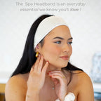 VOLO Luna Gray Spa Headband - Image 2