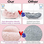 3 Pack Microfiber Hair Towel Wrap - Image 3