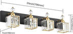 PRESDE 4-Light Crystal Vanity Light - Image 4