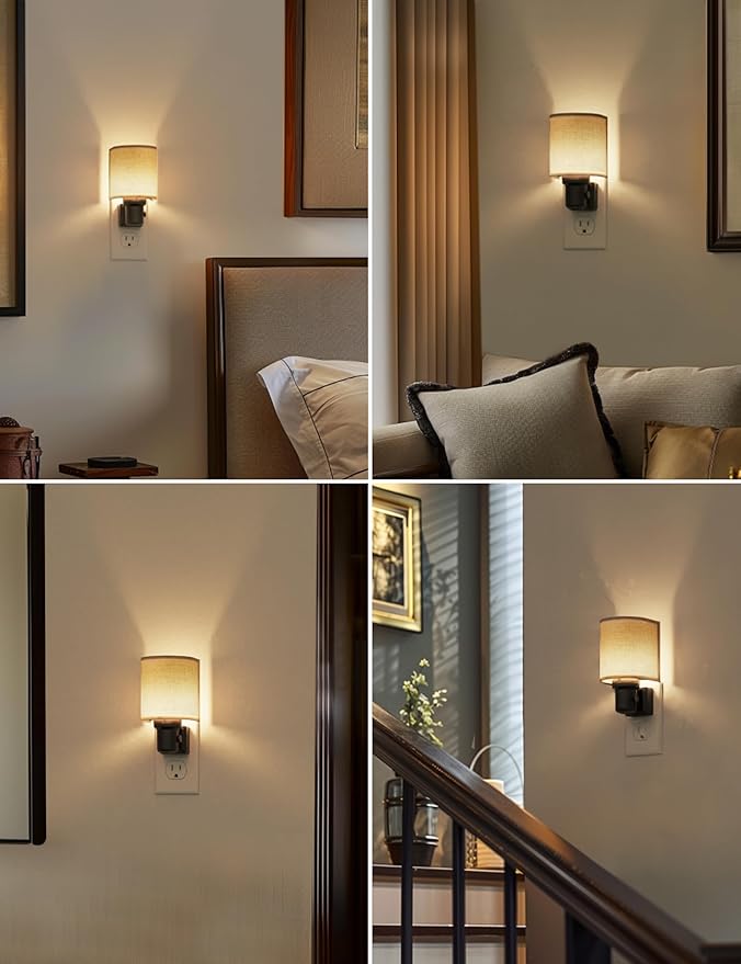 L LOHAS LED Night Lights Plug into Wall, Plug in Night Light Dimmable, - Image 6