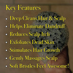 Pete & Pedro Scalp Massager Shampoo Hair Brush - Image 3