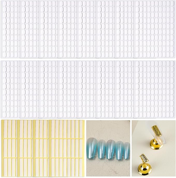 1696 Double Sided Tape for Press On Nails Stand holder Sticky Tabs Nail Art by Unknown